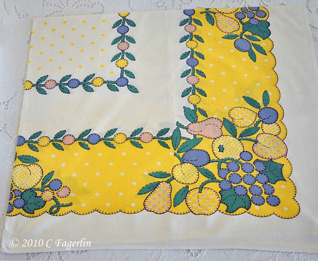 Tablecloths From The Little Round Table Victory K & B Applique Red